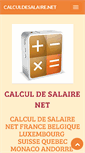 Mobile Screenshot of calculdesalaire.net